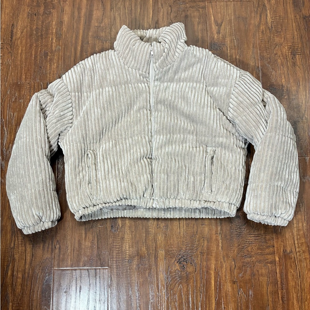 Reserve Fairfax Light Short Puffer Corduroy Jacket #JA3